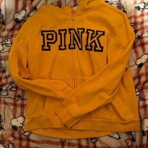 Victoria secret pink zip hoodie xxl
